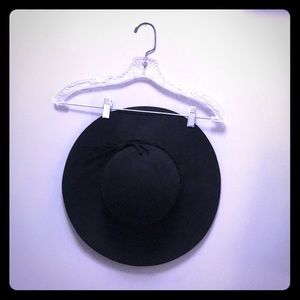 Stylish black hat
